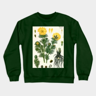 Yellow flower Crewneck Sweatshirt